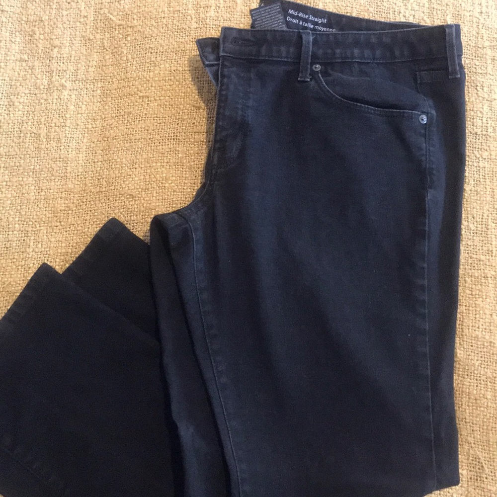 ⚡️ Mossimo Black Mid-rise Straight ⚡️